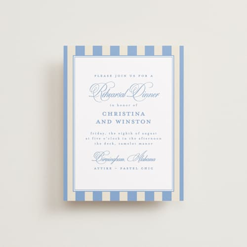 This is a powder reception cards with standard by Creo Study called patterned florals printing on signature in standard