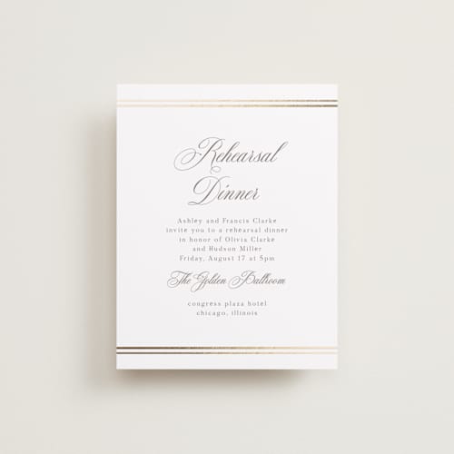 This is a pearl enclosure cards with foil pressed by Nicole Walsh called classic elegance printing on signature in standard