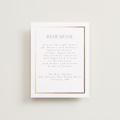 This is a porcelain enclosure cards with foil pressed by Nicole Walsh called regal printing on signature in standard