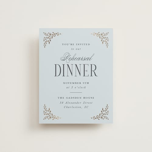 This is a mist enclosure cards with foil pressed by Laura Hankins called enchanted printing on signature in standard
