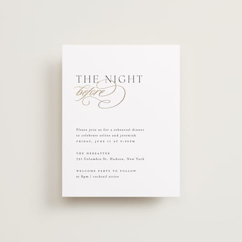 This is a silk enclosure cards with foil pressed by Kelly Schmidt called left align printing on signature in standard