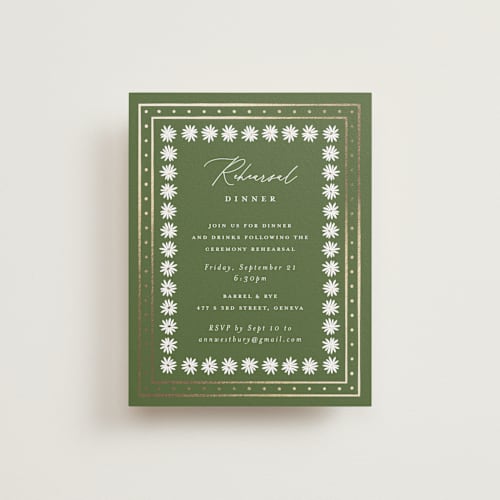 This is a periwinkle enclosure cards with foil pressed by Erin German called sadie printing on signature in standard