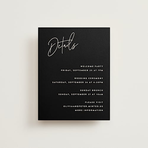 This is a champagne reception cards with standard by JoAnn Jinks called signed printing on signature in standard