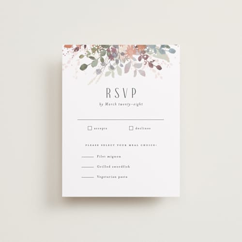 This is a water lily rsvp postcards with standard by Jennifer Wick called golden hour printing on signature in postcard