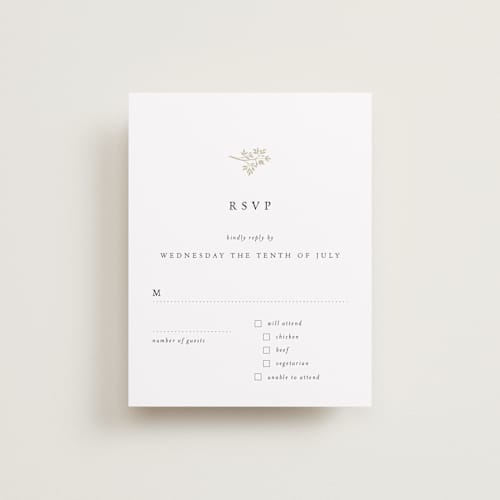 This is a cloud rsvp postcards with standard by Design Lotus called sense and sensibility printing on signature in postcard