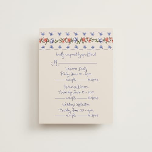 This is a sea rsvp cards with standard by Chris Griffith called artisan wedding printing on signature in standard