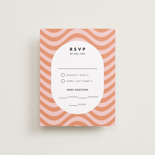 This is a candy rsvp cards with standard by Catherine Culvenor called bubblegum printing on signature in standard