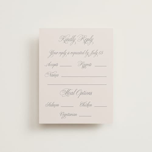 This is a ivory rsvp cards with standard by Petra Kern called let's say i do printing on signature in standard