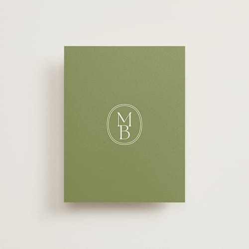 This is a moss thank you postcards with standard by Megan Davis called perriand printing on signature in postcard