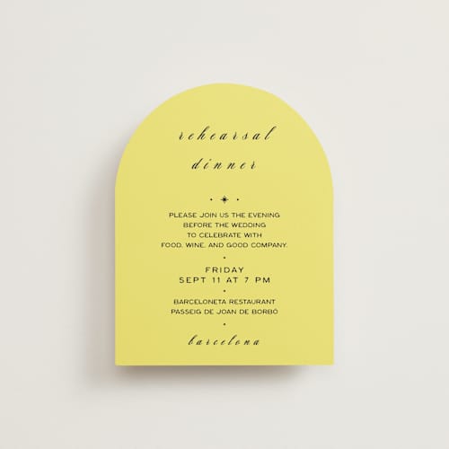 This is a lemon reception cards with standard by Ani Somi called in lights printing on signature in standard