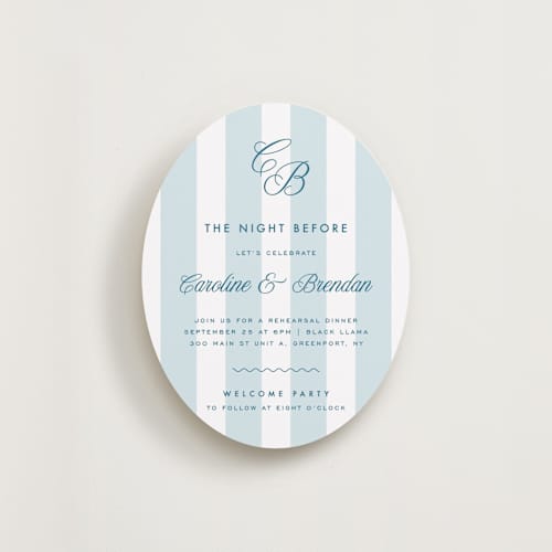 This is a ocean reception cards with standard by Kelly Schmidt called coast printing on signature in standard