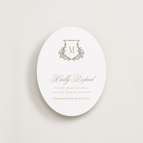 This is a lake rsvp cards with standard by Leah Bisch called arbour printing on signature in standard