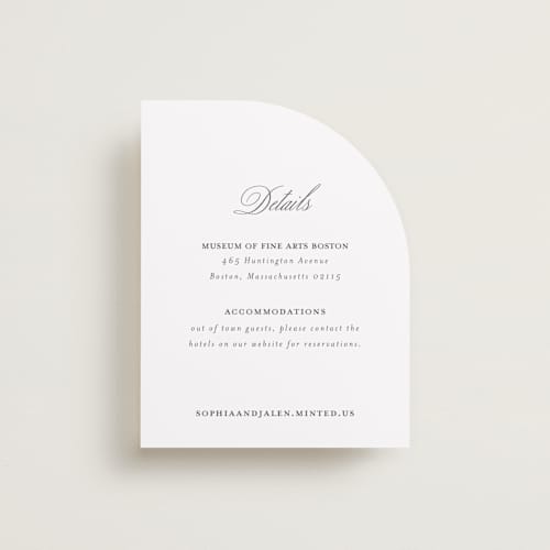This is a classique enclosure cards with standard by Design Lotus called from this moment on printing on signature in standard