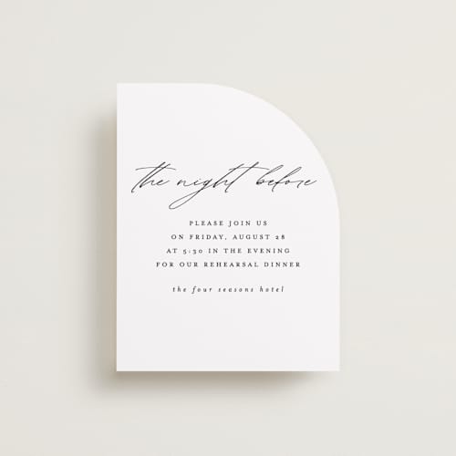This is a cotton reception cards with standard by Angela Thompson called delicate script printing on signature in standard