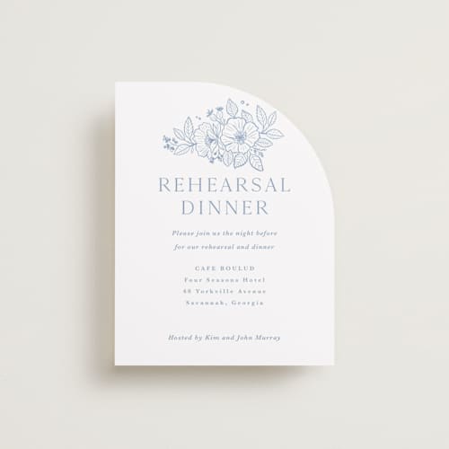 This is a nova reception cards with standard by Kristen Smith called wild roses printing on signature in standard