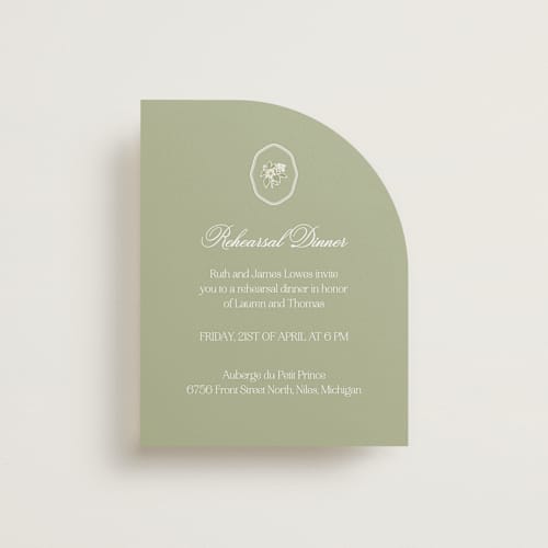 This is a petal reception cards with standard by Lisa Joanna Harrison called summer fields printing on signature in standard