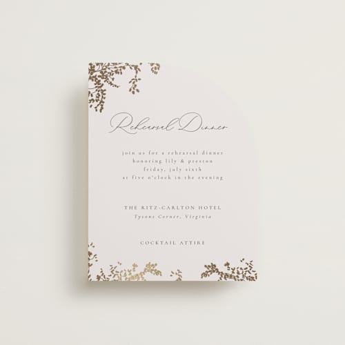 This is a luxe neutral enclosure cards with foil pressed by Design Lotus called forever and a day printing on signature in standard