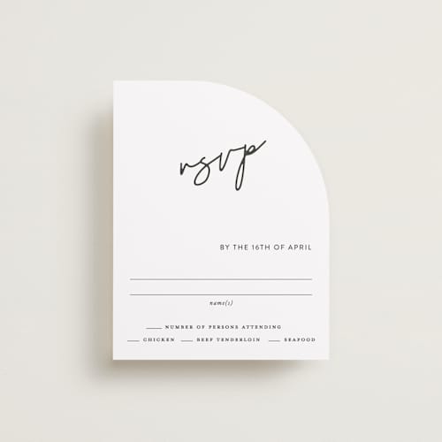 This is a cloud rsvp cards with standard by Pine Street Creative called as if a dream printing on signature in standard
