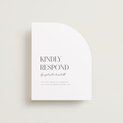 This is a diamond rsvp cards with standard by Heather Cairl called clarity printing on signature in standard