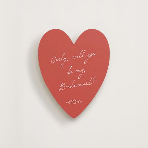 This is a rouge insert cards with standard by Angela Garrick called love brunch printing on signature in standard