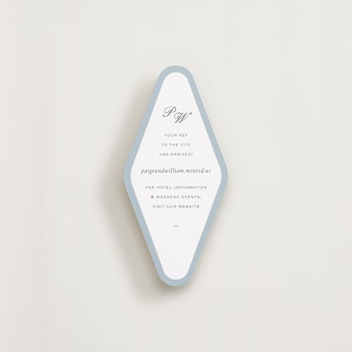 This is a sky insert cards with standard by Sara Hicks Malone called briland printing on signature in standard