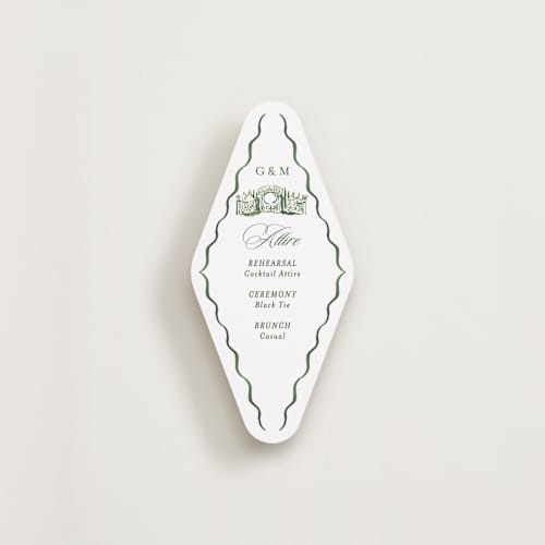 This is a sap insert cards with standard by Becky Nimoy called gates and pillars printing on signature in standard