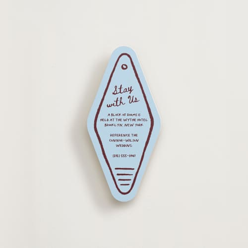 This is a merlot sky insert cards with standard by Sam Dubeau called ink chic printing on signature in standard