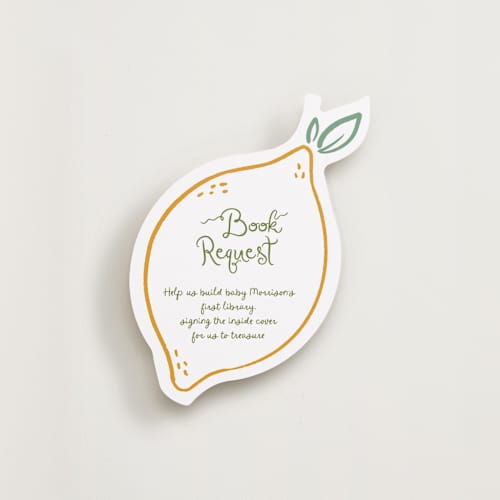 This is a meadow insert cards with standard by Jenna Holcomb called locally grown sketch printing on signature in standard