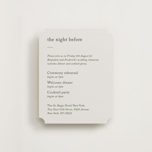 This is a forest reception cards with standard by Bethan called editorial printing on signature in standard