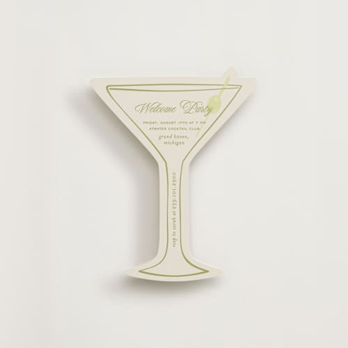 This is a olive insert cards with standard by Ellen Schlegelmilch called rory printing on signature in standard