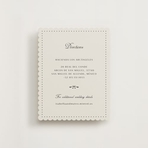 This is a ivory enclosure cards with standard by Ani Somi called milagro printing on signature in standard