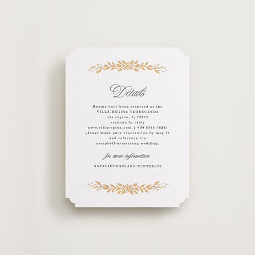 This is a maraschino | soft black letterpress wedding invitations with letterpress by Kate Ahn called lake como printing on luxe white cotton in standard