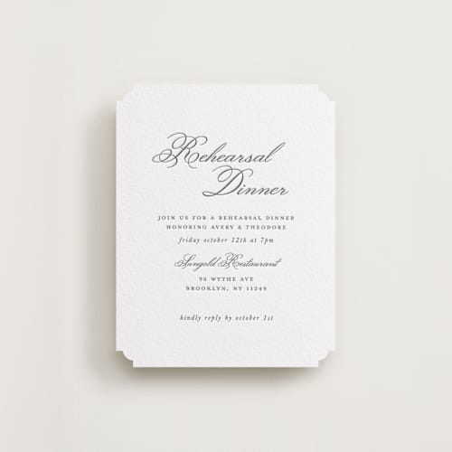 This is a soft black enclosure cards with letterpress by Kelly Watkins called bliss printing on white cotton in standard