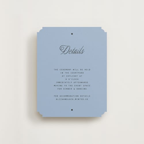 This is a sky enclosure cards with standard by Blustery August called cheers printing on signature in standard