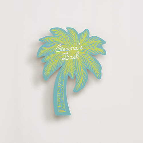This is a miami insert cards with standard by Ashlee Townsend called tropical fun printing on signature in standard