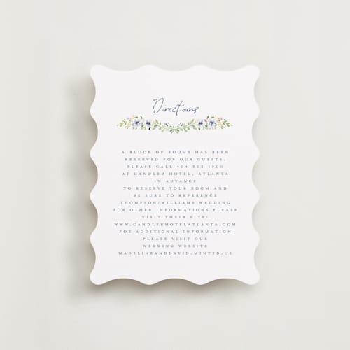 This is a meadow enclosure cards with standard by Petra Kern called meadow whisper printing on signature in standard