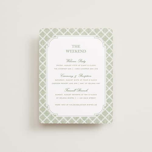 This is a garden enclosure cards with standard by Kelly Schmidt called summer linen printing on signature in standard