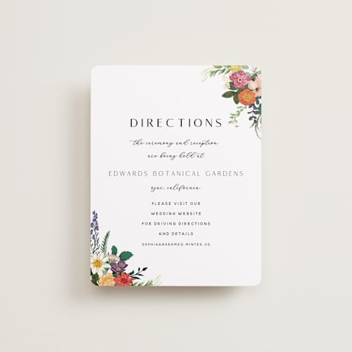 This is a daisy enclosure cards with standard by Susan Moyal called secret garden printing on signature in standard