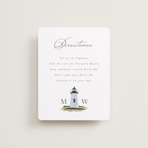 This is a snow enclosure cards with standard by Becky Nimoy called east coast lighthouse printing on signature in standard