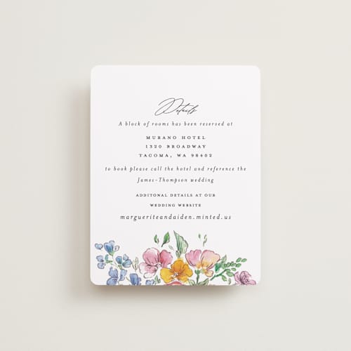 This is a tropical enclosure cards with standard by Itsy Belle Studio called floral pop printing on signature in standard