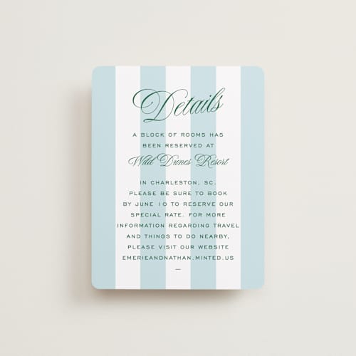 This is a low tide enclosure cards with standard by Susan Zinader called palm stripes printing on signature in standard