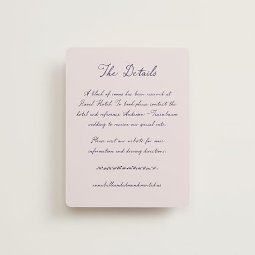 This is a wisteria enclosure cards with foil pressed by Monika Konieczna called together in bloom printing on signature in standard