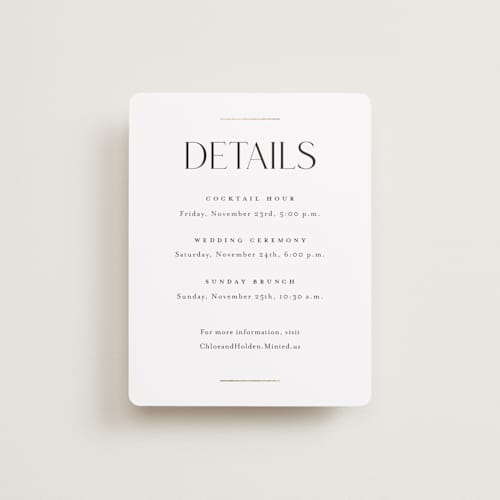 This is a sugar enclosure cards with foil pressed by Jessica Williams called idyllic printing on signature in standard