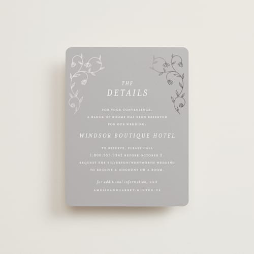 This is a moon enclosure cards with foil pressed by chocomocacino called cantuccini printing on signature in standard