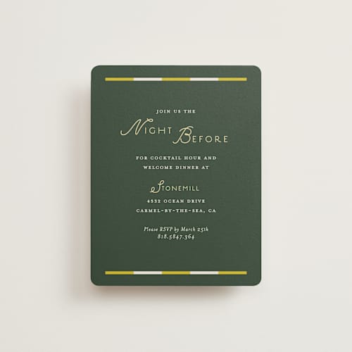 This is a citrus reception cards with standard by Angela Quan called grid printing on signature in standard