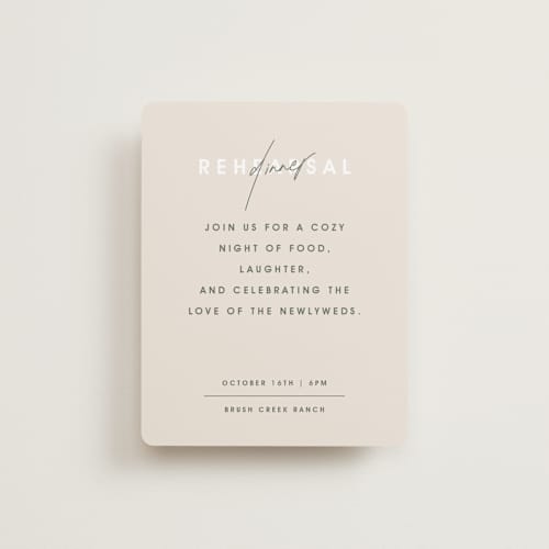 This is a olive you more reception cards with standard by Design Lotus called true north printing on signature in standard