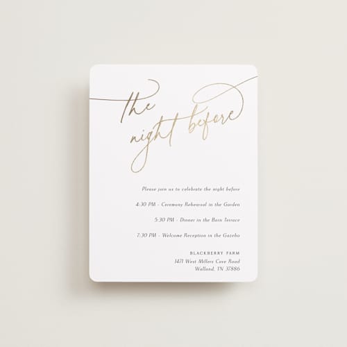 This is a marshmallow enclosure cards with foil pressed by Kaydi Bishop called the wedding printing on signature in standard