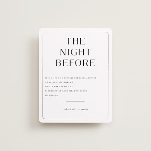 This is a cotton enclosure cards with foil pressed by Christie Garcia called loren printing on signature in standard