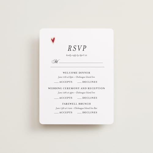 This is a snow rsvp cards with foil pressed by Ani Somi called amore printing on signature in standard