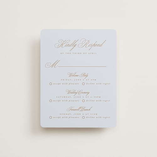 This is a lake rsvp cards with standard by Leah Bisch called arbour printing on signature in standard